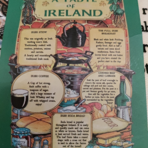 ✨ 4/$15 Ireland Tea Towel and Shot Glass Set - Picture 3 of 3